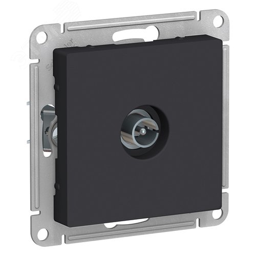 Розетка AtlasDesign ATN001093 TV карбон, механизм