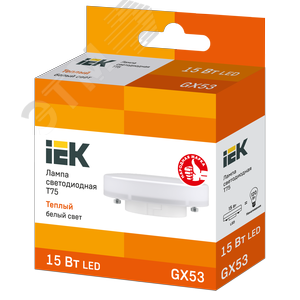 Лампа IEK LED15 15W 220V GX53 3000K