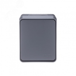 Переключатель AtlasDesign PROFI54 ATN544061 1кл антрацит