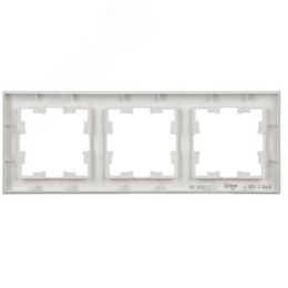 Рамка IEK BRITE 3поста белый