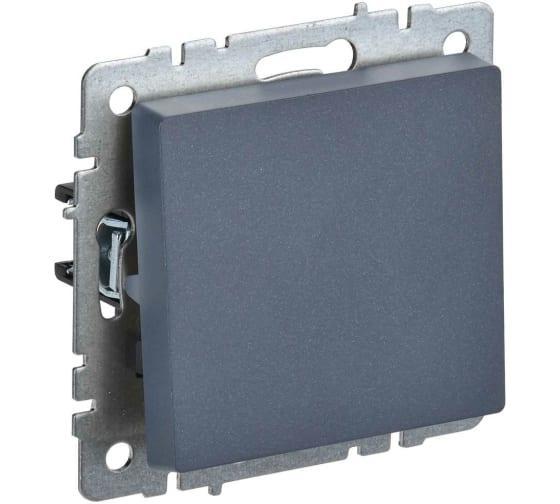 Переключатель IEK BRITE 1кл маренго